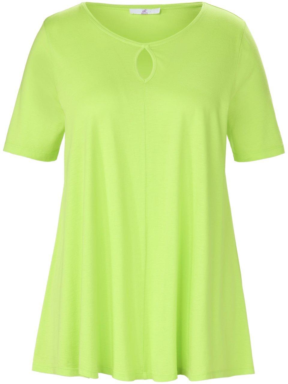 Shirt ronde hals en korte mouwen Van Emilia Lay groen