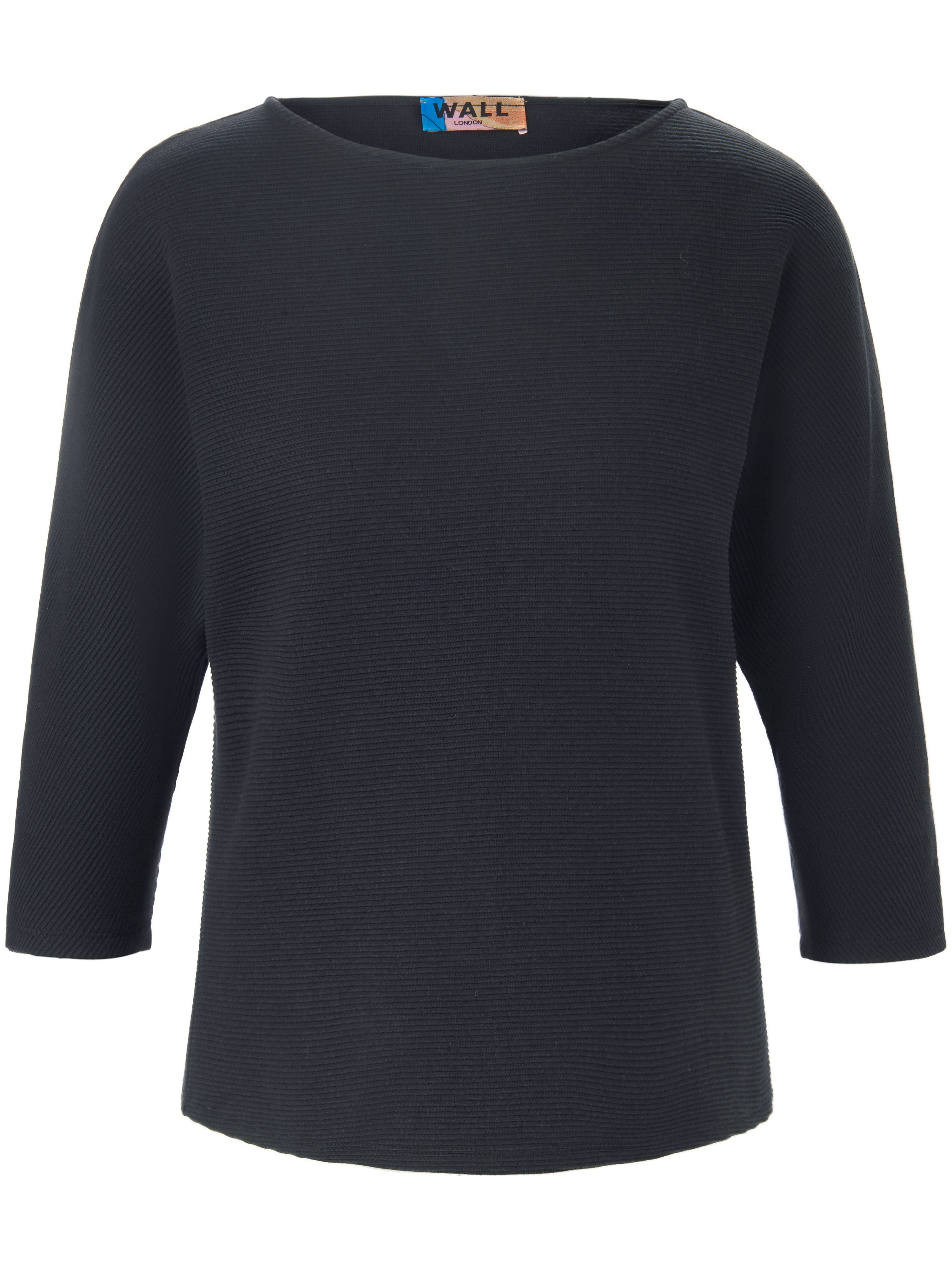 Le T-shirt 100% coton  WALL London noir taille 38