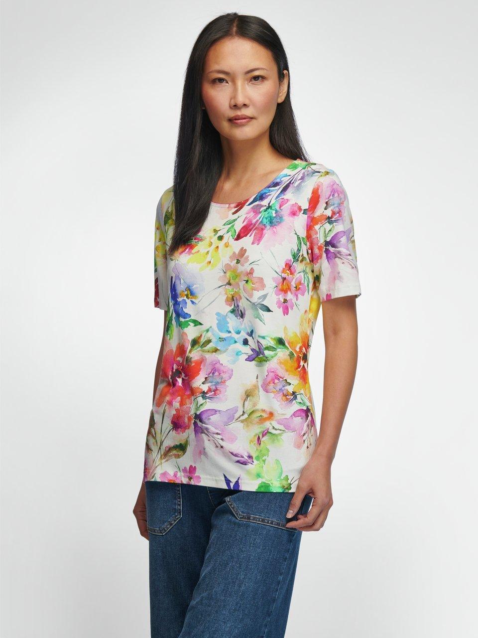 T 2025 shirt fleuri