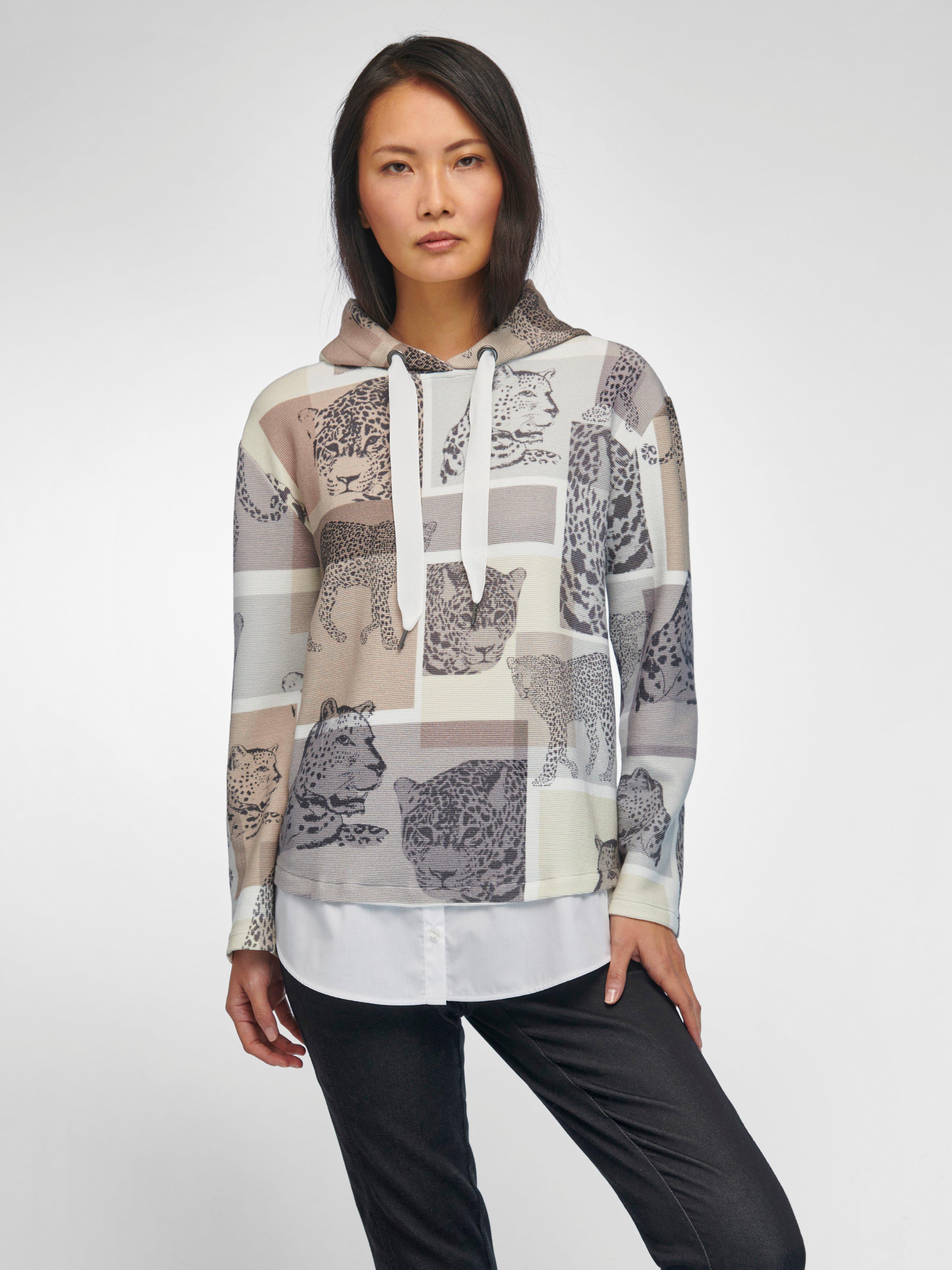 Efixelle - Hoodie med lange ærmer