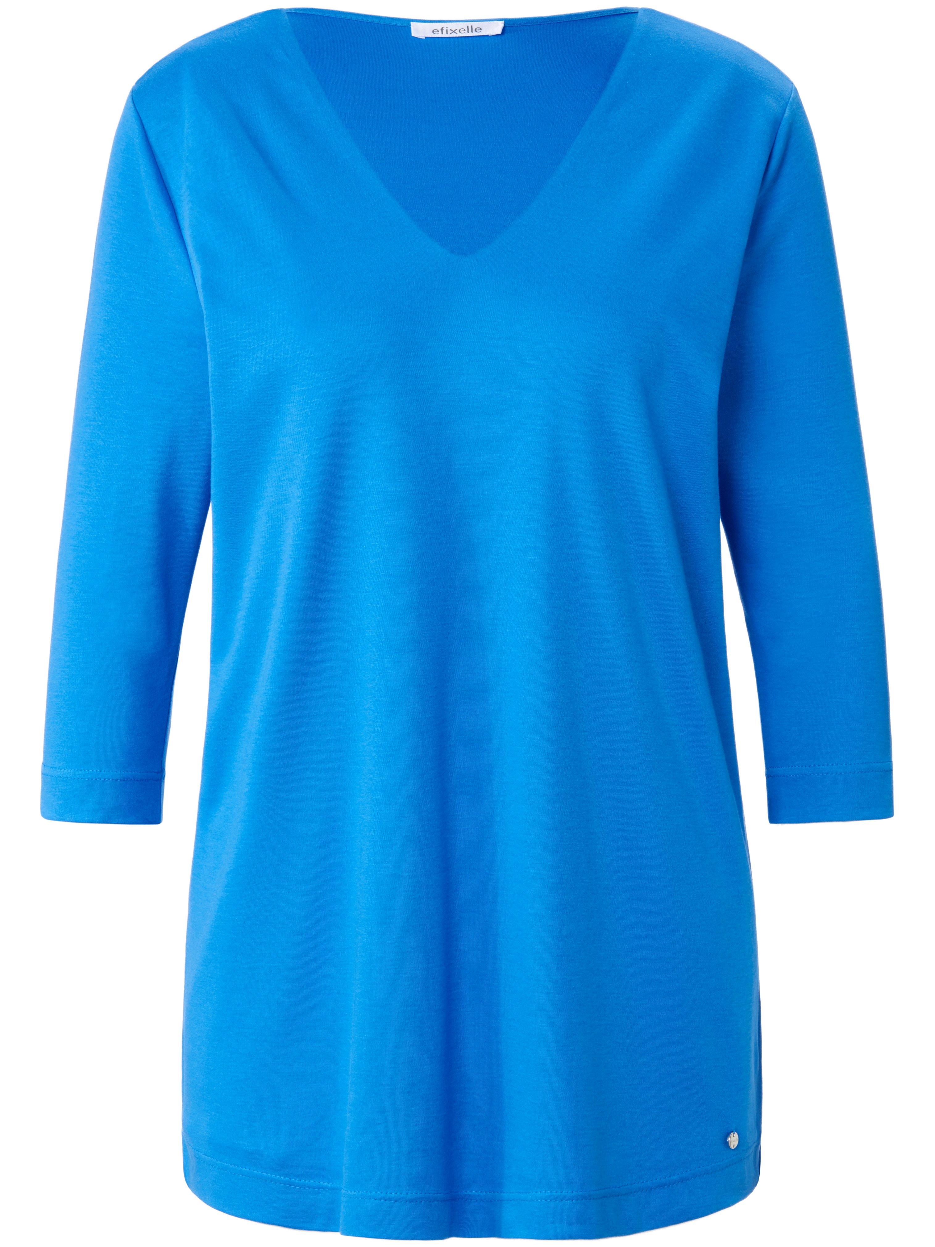 V-Shirt 3/4-Arm Efixelle blau günstig online kaufen