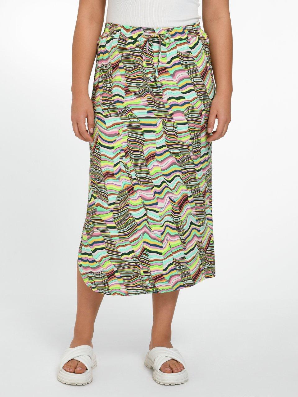 Anna Aura - Jersey rok met grafische print