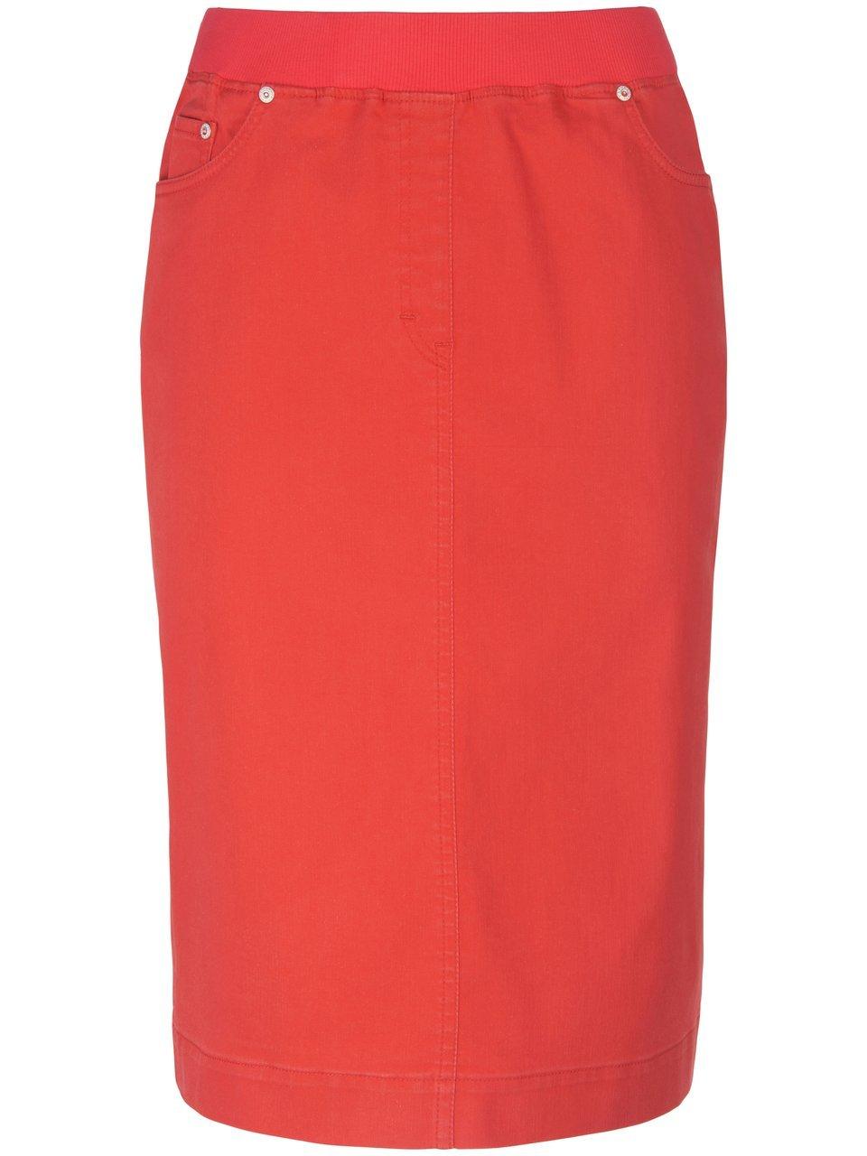 Rok zonder sluiting model Pamina Skirt Van Raphaela by Brax rood