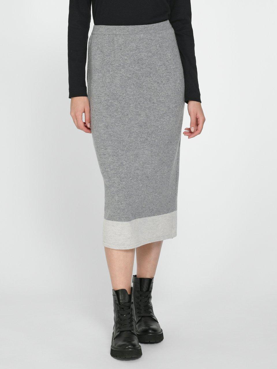 Grey knitwear outlet skirt