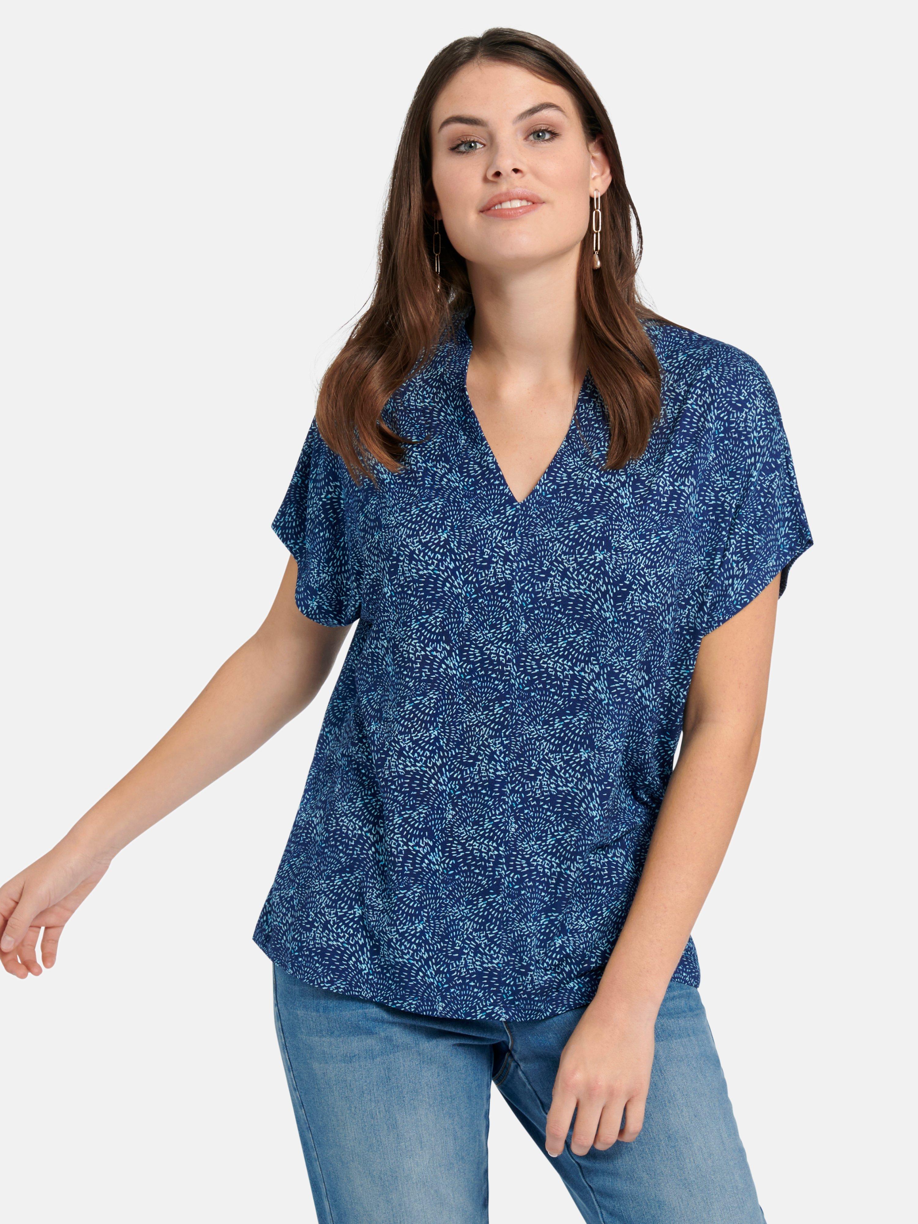 Emilia Lay - V-Shirt mit überschnittener Schulter