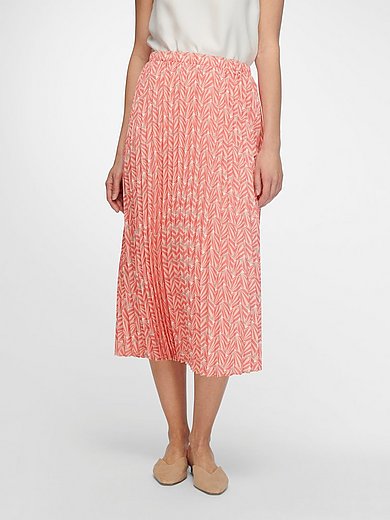 BASLER - Plisserad kjol av 100% polyester