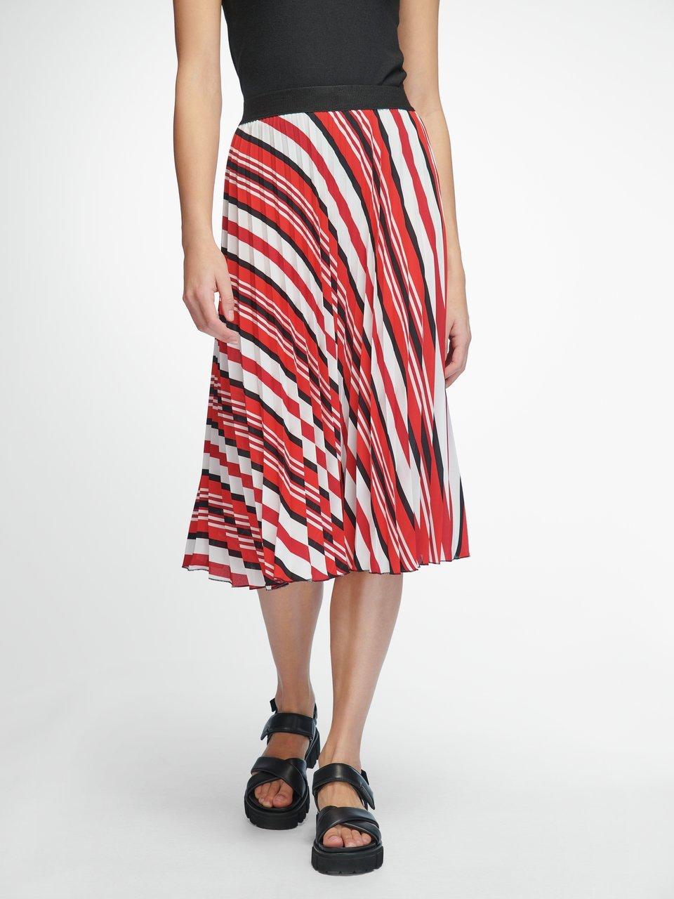 Jupe plissée multicolore clearance