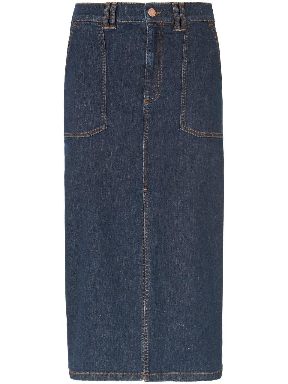 Jeansrok elastische band Van Peter Hahn denim