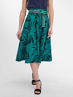 Femme Vêtements Jupes Jupes mi-longues La jupe ligne aspect portefeuille taille 40 Peter Hahn en coloris Vert 