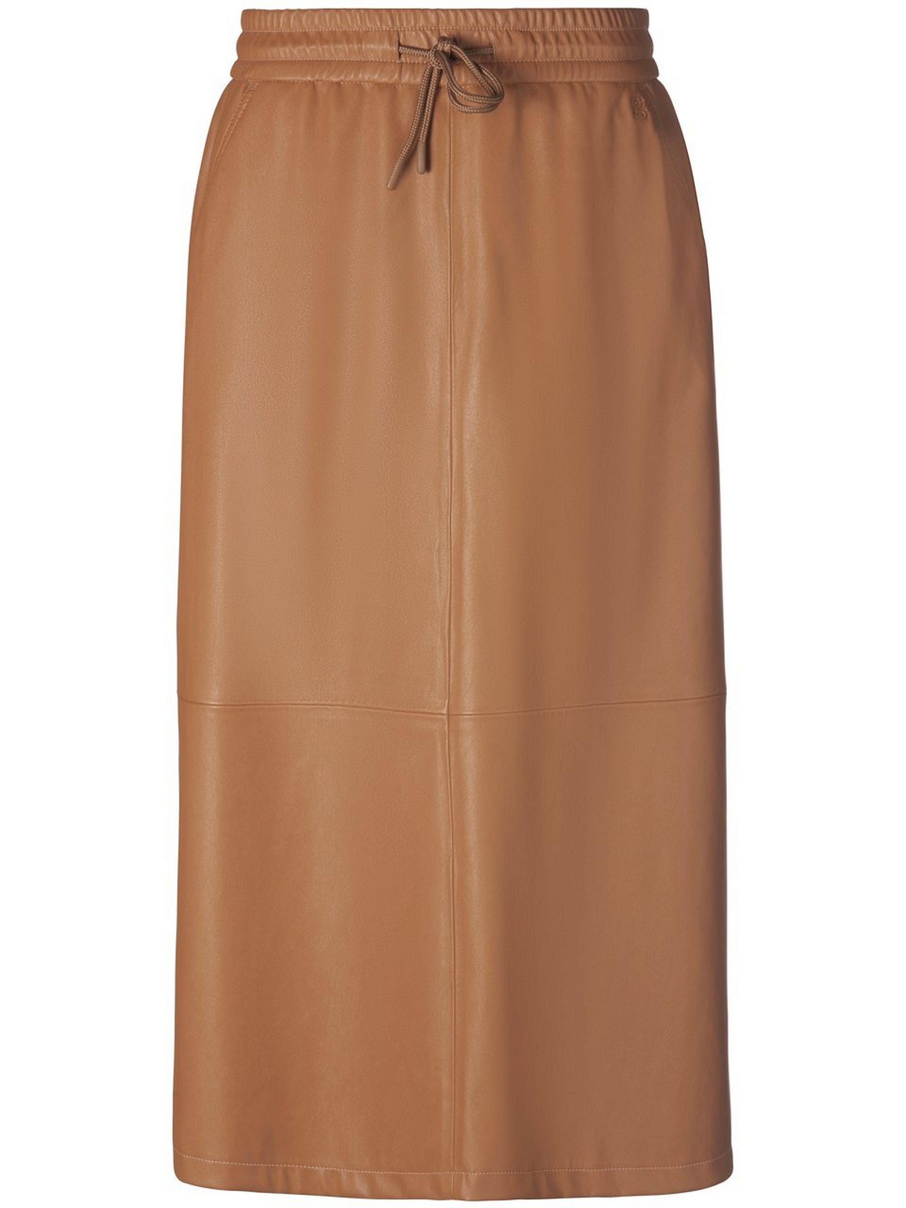 La jupe taille élastiquée  gardeur marron taille 40