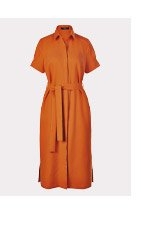 Kleid mit durchgehender Knopfleiste (10063777)