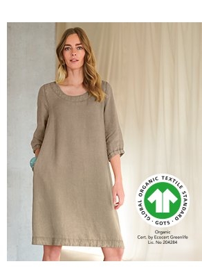 Kleid aus 100% Leinen (10059677)