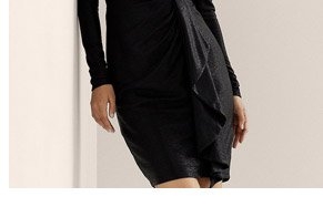 Kleid mit V-Ausschnitt (10342388)