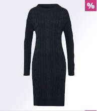 Strickkleid mit Rundhals-Ausschnitt (11238688)