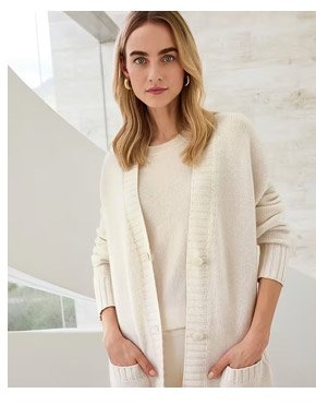 Strickjacke aus 100% Premium-Kaschmir (80377288)