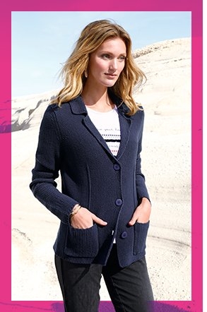 Strickblazer mit Reverskragen (81482577)