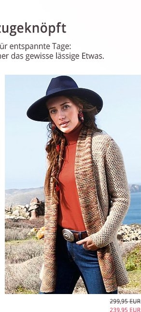 Wende-Strickjacke mit Schalkragen (81318177)