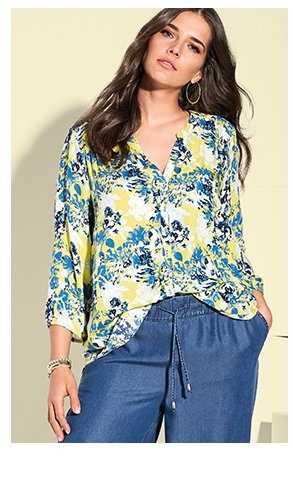 Bluse mit 3/4-Arm (73743777)