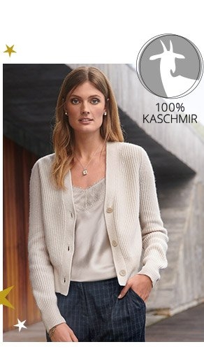 Strickjacke aus 100% Kaschmir (94250888)