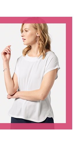 Bluse mit Kappärmeln (71779377)