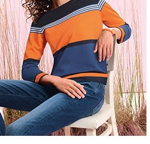 Pullover-Shirt mit 3/4-Arm (94507477)