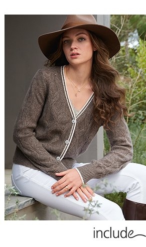 Strickjacke aus Kaschmir und Seide (94992588)