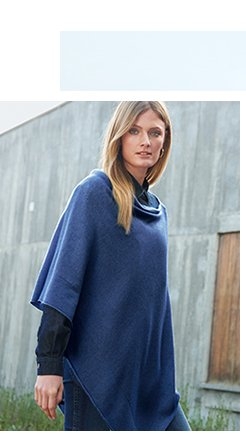 Poncho aus 100% Premium-Kaschmir (94757588)