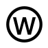 Pflegesymbol Nassreinigung